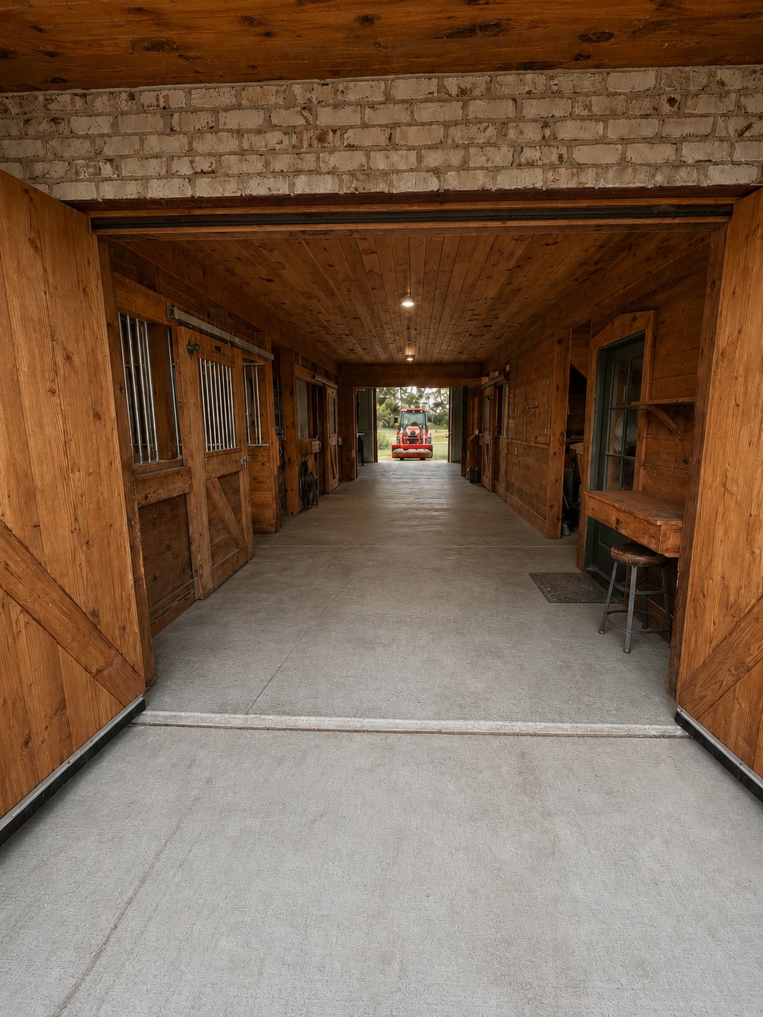 Barn aisle