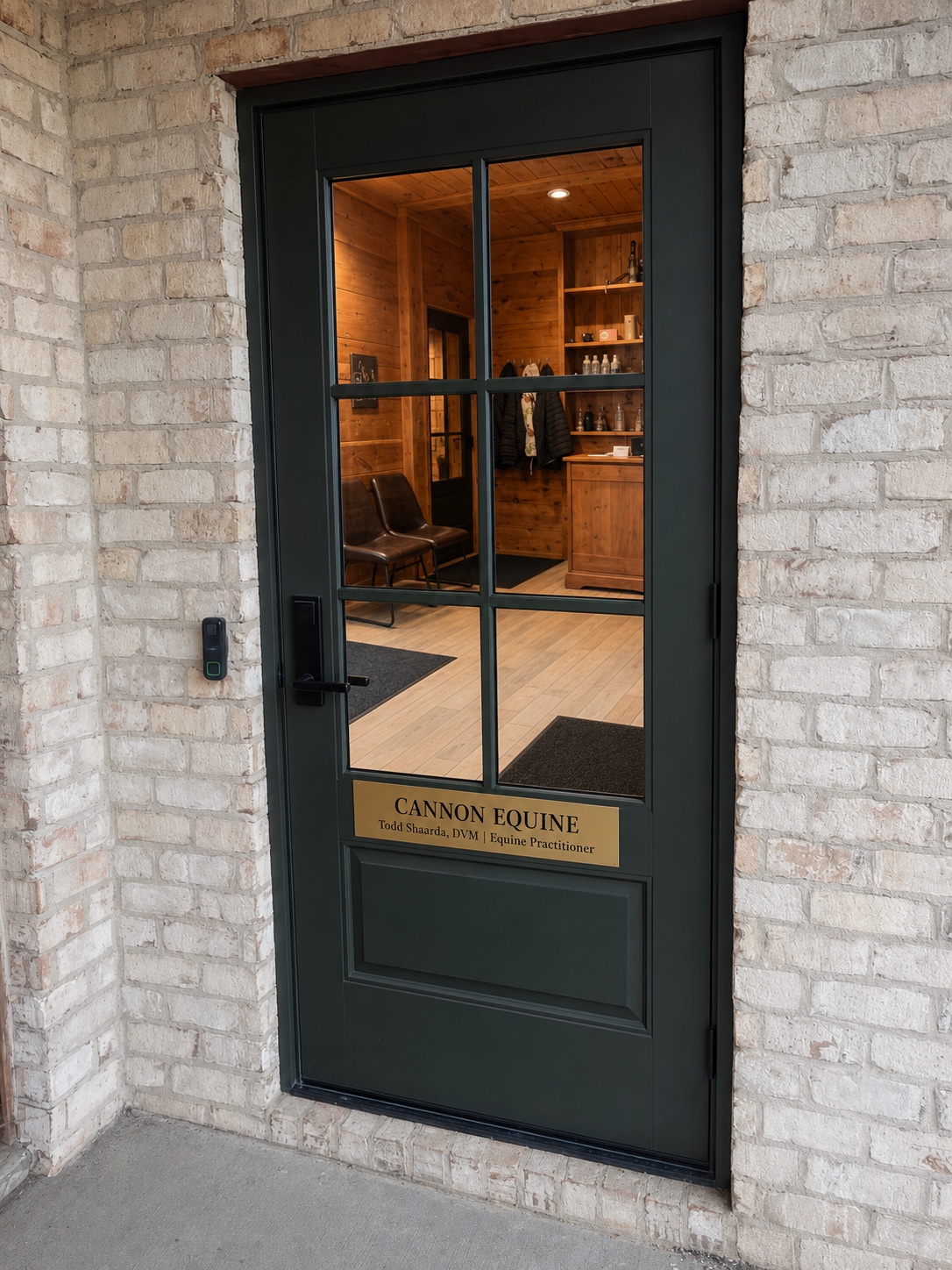 Waiting room door